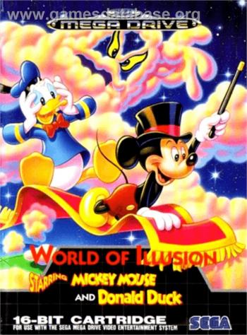 Cover World of Illusion Starring Mickey Mouse & Donald Duck for Genesis - Mega Drive